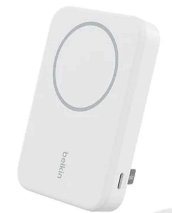 Belkin magnetic boost charge 5K white, Telecommunicatie, Powerbanks, Gebruikt, Ophalen