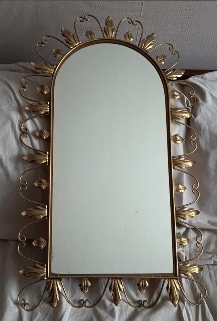 🎀 BEAU 🪞MIROIR DEKNUDT ?? Line VAUTRIN ?? VINTAGE ??, Antiek en Kunst, Antiek | Spiegels, Minder dan 50 cm, Minder dan 100 cm