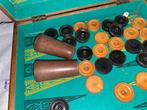Vintage backgammon in houten kist, Ophalen