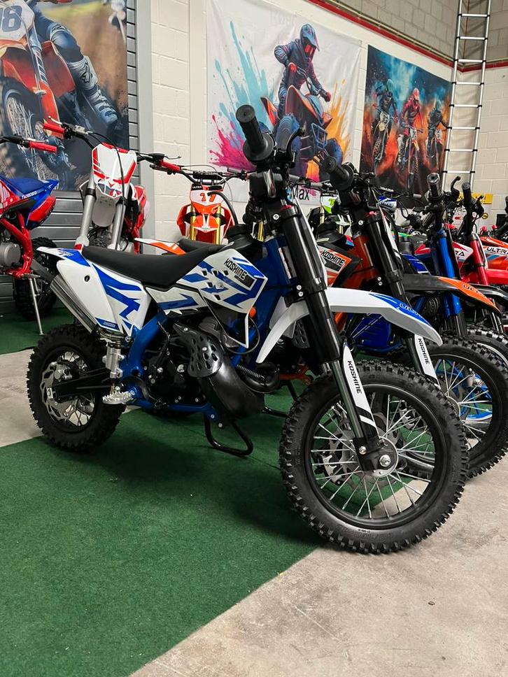 Nieuw Crossmotor 50cc 75km/u 2-Takt Automaat Kickstarter, Kinderen en Baby's, Speelgoed | Buiten | Accuvoertuigen, Nieuw, Ophalen of Verzenden