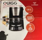 Cafetière Quigg NEUVE, Electroménager, 10 tasses ou plus, Enlèvement ou Envoi, Neuf, Café moulu