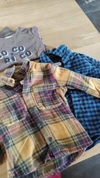 2 hemden, 2 t'shirt lange mouwen, t'shirt korte mouwen en 2, Kinderen en Baby's, Kinderkleding | Maat 98, Jongen, Setje, Ophalen