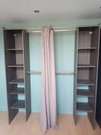 open kast met gordijn, Ophalen, Gebruikt, 150 tot 200 cm, Met hangruimte