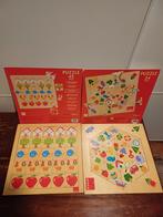 Houten en kartonnen puzzels, o.a. van Goula, Ophalen of Verzenden