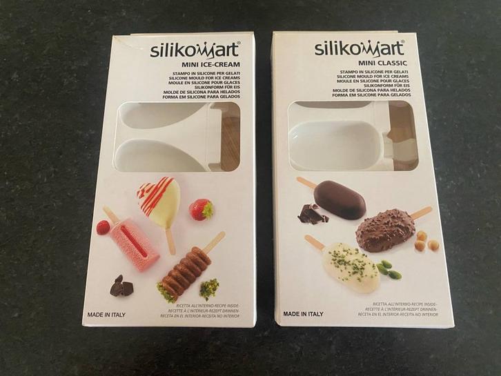 Taartdecoratie materiaal - Silikomart ijsjes moulds, Hobby en Vrije tijd, Taarten en Cupcakes maken, Zo goed als nieuw, Bakvorm