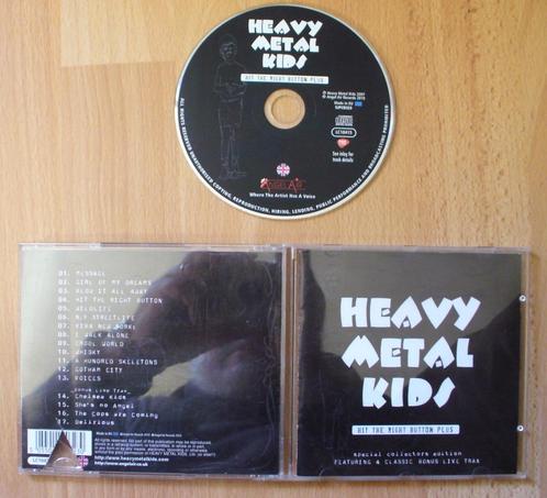 CD HEAVY METAL KIDS - HIT THE RIGHT BUTTON PLUS COLLECTORS, Cd's en Dvd's, Cd's | Hardrock en Metal, Zo goed als nieuw, Ophalen of Verzenden