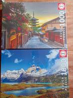 Educa puzzels Patagonië en Kioto Japan, Hobby en Vrije tijd, Denksport en Puzzels, Ophalen of Verzenden, Zo goed als nieuw