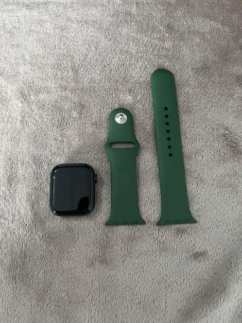 Apple Watch série 7 41 mm en aluminium vert, Bijoux, Sacs & Beauté, Montres connectées, Neuf, iOS, Vert, Distance, Bandage calorique