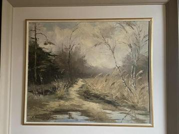 Schilderij Paul Messely uit 1959 (1927-2008) beschikbaar voor biedingen