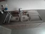 Franke roestvrijstalen spoelbak 116 cm X 51 cm, Ophalen, Zo goed als nieuw