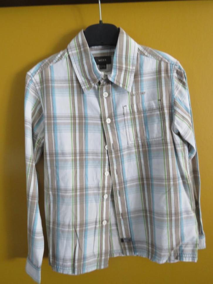 jongens hemd, Kinderen en Baby's, Kinderkleding | Maat 128, Zo goed als nieuw, Jongen, Overhemd of Blouse, Ophalen