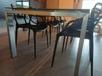 Table salle à manger, 200 cm of meer, 50 tot 100 cm, Gebruikt, Rechthoekig