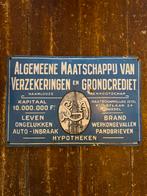 Emaille bord, Verzamelen, Ophalen of Verzenden, Gebruikt, Reclamebord
