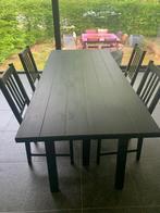 Eettafel en 4 stoelen, Gebruikt, Vier personen, Ophalen