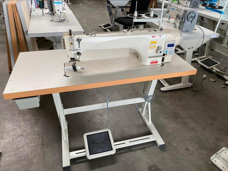 Industriële naaimachine 3voudig transport lange arm 45cm, Hobby en Vrije tijd, Naaimachines en Toebehoren, Nieuw, Naaimachine