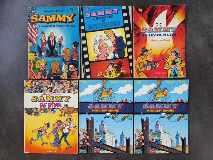 Strips Sammy (1ste druk), Boeken, Stripverhalen, Gelezen, Ophalen of Verzenden