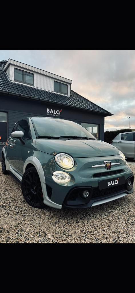 Fiat Abarth Scorpion Uitvoering!!, Auto's, Fiat, Bedrijf, Te koop, Bluetooth, Handgeschakeld, Groen, Alcantara, Ophalen