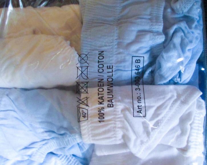 4 nieuwe heren slips, maat XXL, nog in verpakking, Vêtements | Hommes, Sous-vêtements, Slip, Blanc, Enlèvement ou Envoi