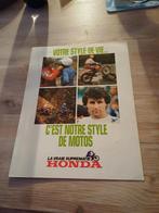 Honda motor brochure, Enlèvement, Honda