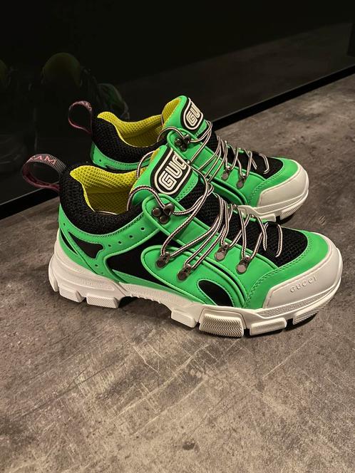 Gucci Flashtrek - Verte & Jaune, Vêtements | Hommes, Chaussures, Neuf