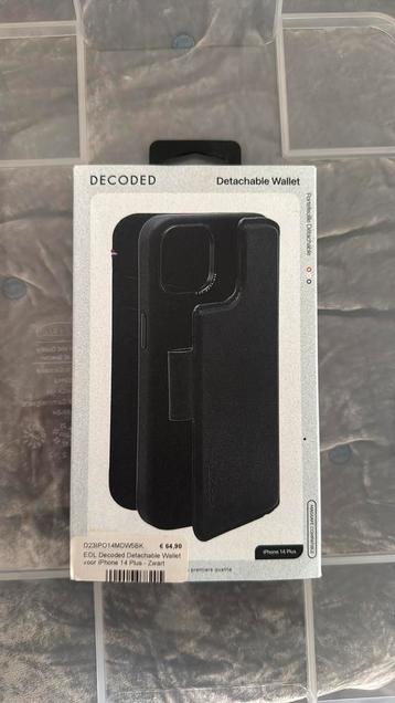 Decoded hoesje voor Iphone 14 pro max (leer) lichtgebruikt beschikbaar voor biedingen