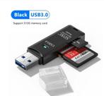 Lecteur De Cartes Haute Vitesse 2 EN 1 USB 3.0 (Noir), Computers en Software, Geheugenkaartlezers, Ophalen of Verzenden, Nieuw