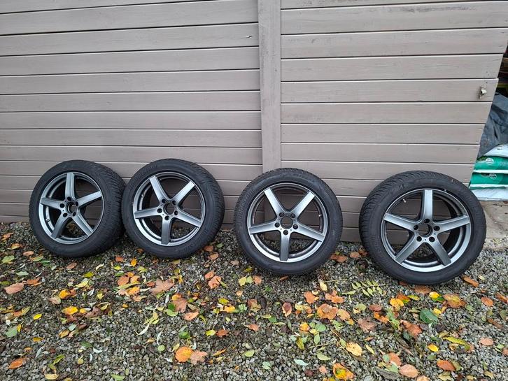 dezent velgen met winterbanden Bridgestones, Auto-onderdelen, Banden en Velgen, Banden en Velgen, Winterbanden, 17 inch, 225 mm