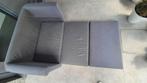 Zetelbed 140  X  75 cm incl grijze hoes, Ophalen, Zo goed als nieuw