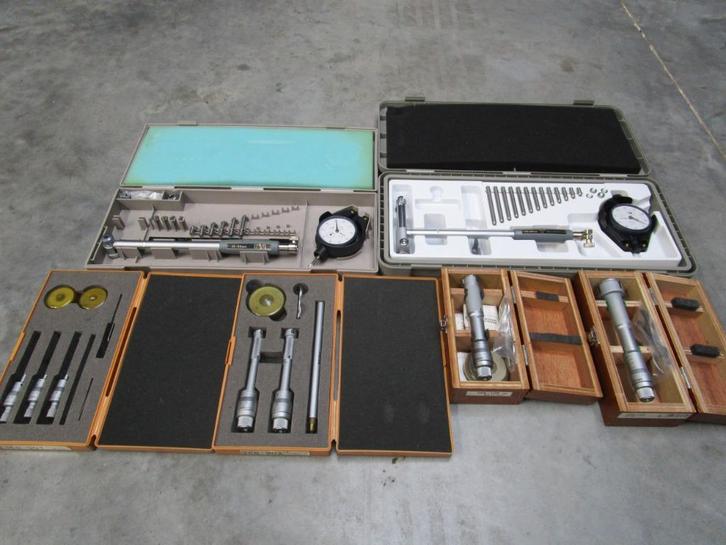 Tal van KWALITATIEVE micrometers als nieuw., Doe-het-zelf en Bouw, Meetapparatuur, Zo goed als nieuw, Overige meters, Ophalen