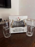 Stella Artois geëmailleerde glazen, Verzamelen, Glas en Drinkglazen, Zo goed als nieuw