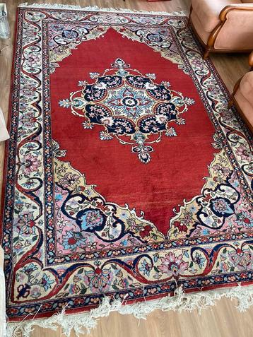 Tapis d’Orient Persan signé 2m x 3,20m, 200 cm ou plus, 200 cm ou plus, Crème, Enlèvement