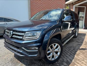 Volkswagen Amarok 3.0 V6 TDI auto - Apple CarPlay, Auto's, Automaat, Blauw, Leder, Bedrijf
