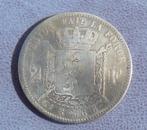 1866 2 francs Léopold 2 (sans croix), Timbres & Monnaies, Enlèvement, Monnaie en vrac, Argent, Métal