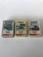 ACE - QUARTET JEU D'ATOUT - AVIONS / POLICE / CHARS D'ASSAUT, Verzamelen, Verzenden