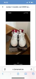 Jordan 1 high Metallic Red taille 9,5us/43, Ophalen of Verzenden, Gebruikt, Schoenen