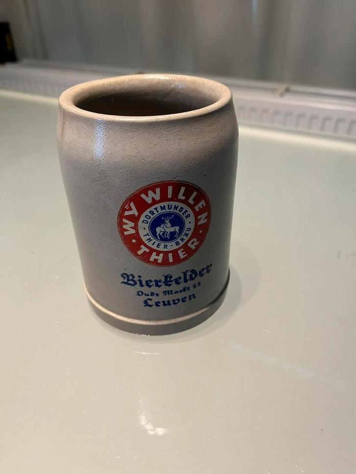 Stenen bierpot “Dortmunder”, Verzamelen, Biermerken, Zo goed als nieuw, Ophalen