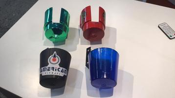 4 x flipperkast Cup holder, eenvoudige montage, opruiming beschikbaar voor biedingen
