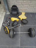 speelgoed race wagen onderdelen Injusa sportstuur 4 wielen, Kinderen en Baby's, Ophalen of Verzenden, Gebruikt