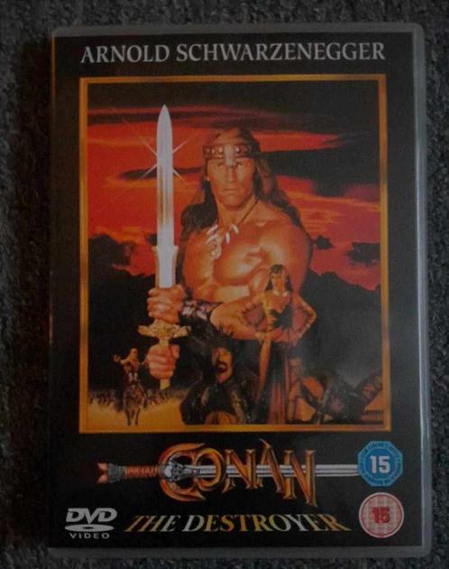 Conan The Destroyer (Arnold Schwarzenegger), Cd's en Dvd's, Dvd's | Actie, Gebruikt, Oorlog, Vanaf 16 jaar, Ophalen of Verzenden