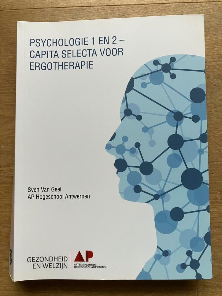 Psychologie 1 en 2 - Capita Selecta voor Ergotherapie, Boeken, Schoolboeken, Nederlands, Ophalen of Verzenden