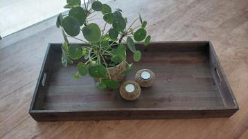 stijlvol houten dienblad – 35 x 75 cm beschikbaar voor biedingen