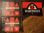 Maredsous 6 en 8 bieretiketten brouwerij Duvel Moortgat, Verzamelen, Biermerken, Nieuw, Duvel, Ophalen of Verzenden