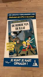 Peyo johan en pirrewiet poster 1994, Ophalen of Verzenden, Gebruikt