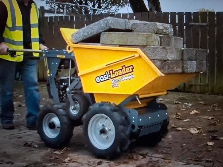Mini dumper 4x4,  71cm breed !, Zakelijke goederen, Machines en Bouw | Kranen en Graafmachines, Dumper, Ophalen