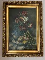 Olieverfschilderij met stilleven door E. Strauven, Antiek en Kunst, Ophalen