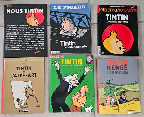 6x Livres divers tintin kuifje alph art, Livres, BD, Comme neuf, Enlèvement ou Envoi