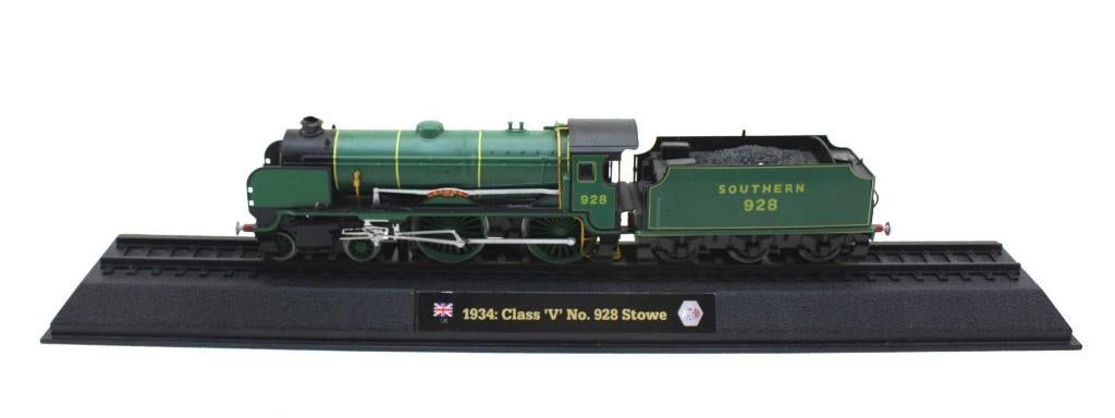 Display met trein: 1934: Class 'V' No. 928 Stowe., Hobby & Loisirs créatifs, Trains miniatures | Échelles Autre, Comme neuf, Locomotive