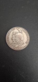 2 Mark Zilver 1901, Postzegels en Munten, Munten | België, Ophalen of Verzenden, Zilver, Zilver