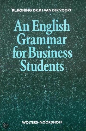 boek: An English grammar for business students beschikbaar voor biedingen