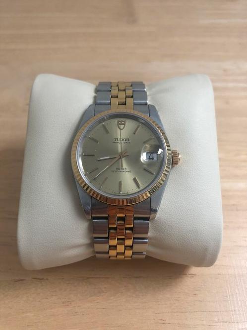 Tudor Prince Oysterdate, Handtassen en Accessoires, Horloges | Heren, Gebruikt, Polshorloge, Overige merken, Staal, Staal, Ophalen of Verzenden